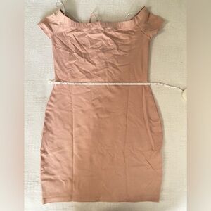 Light pink bodycon dress
